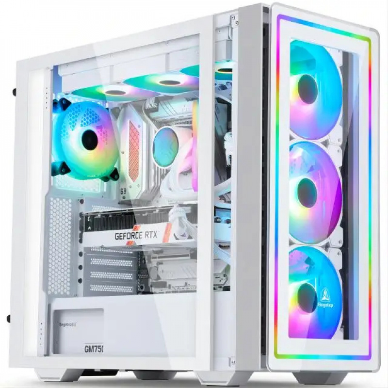 Pc Gaming Pink - AotesierゲーミングPC、Core A8 7680 CPU搭載、16GB RAM、500GB SSD、ATX/ITX/M-ATX対応、全面サイドパネル強化ガラス、フロントゲーミングPCゲーム用
