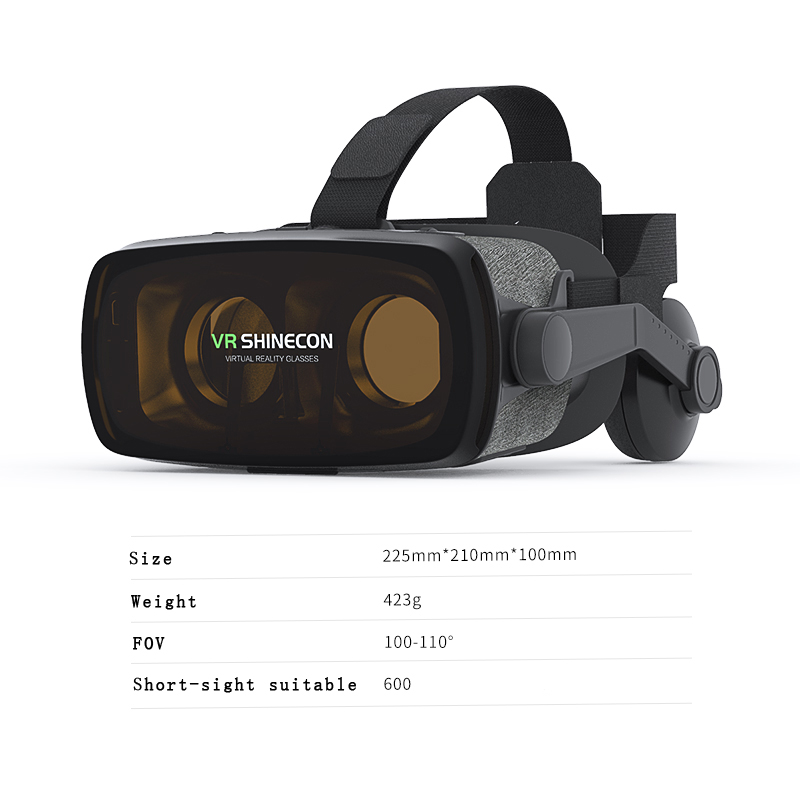 Vr shinecon casque viar 3Dメガネ仮 - Vr Headset Pc のレビューと価格