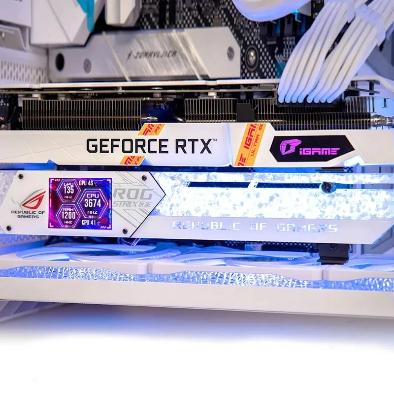 DIY 2.2 インチ LCD ディスプレイ GPU ブラケ - Pc Gaming Lounge のレビューと価格